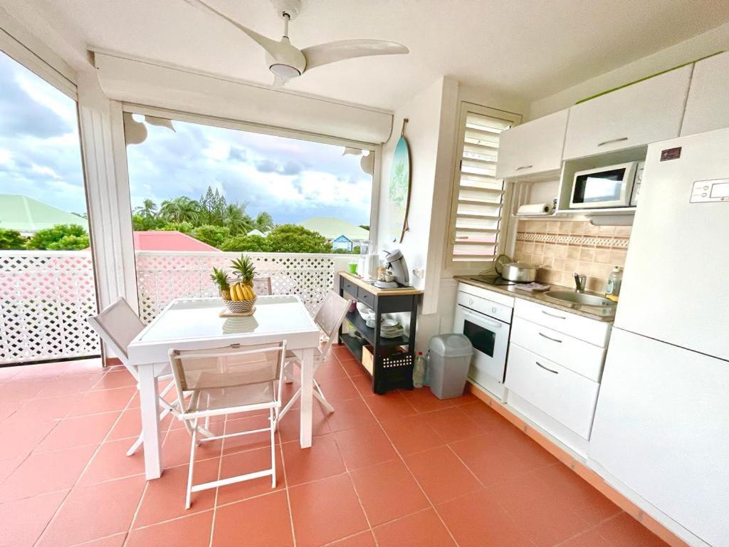 Guadeloupe- Saint-Francois- Residence Anse Des Rochers - Appartement Quart De Villa Etage - Vue Mer- 4 Personnes - Lit Bebe Sur Demande - Citerne Et Wifi Prives -Animaux Ok-Acces Plage Direct -Apnee Bien-Etre Experience Sur Demande Avec Instructeur A Bagian luar foto